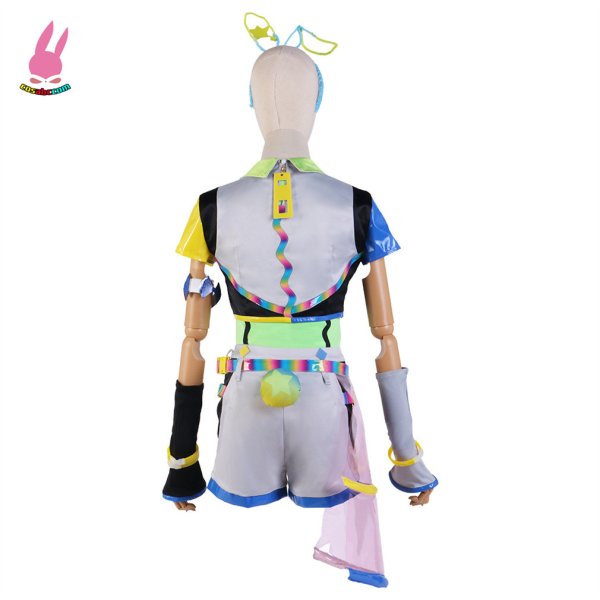 画像3: cosabc ラブライブ!LoveLive! Liella!Vitamin SUMMER 葉月恋 はづきれん 風 コスプレ衣装 イベント 演出服 二次会 コスチューム パーティー ハロウィン (3)