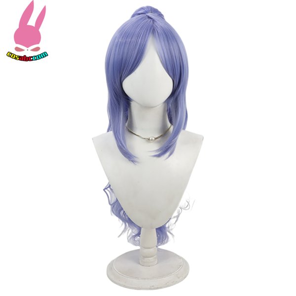 画像2: cosabc ドキドキ!プリキュア 菱川六花  ひしかわりっか 風 コスプレウィッグ かつら コスチューム イベント 変装 仮装 パーティー ハロウィン (2)