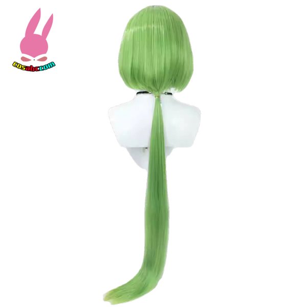 画像4: cosabc SSS合同会社 東北ずん子 ずんだもん  風 コスプレウィッグ かつら コスチューム イベント 変装 仮装 パーティー ハロウィン (4)