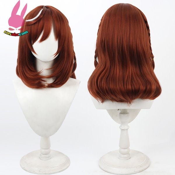 画像2: cosabc ウマ娘プリティーダービー ブエナビスタ  風 コスプレウィッグ かつら 尻尾 コスチューム イベント 変装 仮装 パーティー ハロウィン (2)