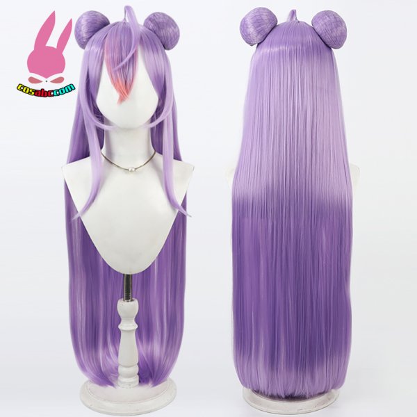 画像5: cosabc YouTuber VTuber にじさんじ 梢桃音 こずえもね  風 コスプレウィッグ かつら コスチューム イベント 変装 仮装 パーティー ハロウィン (5)