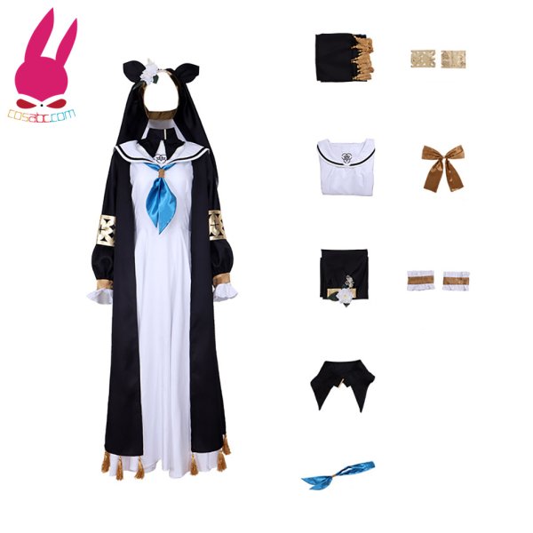 画像30: cosabc ブルーアーカイブ -Blue Archive 百合園セイア 古関ウイ 伊落マリー 風 コスプレ衣装 イベント 演出服 二次会 コスチューム パーティー ハロウィン (30)