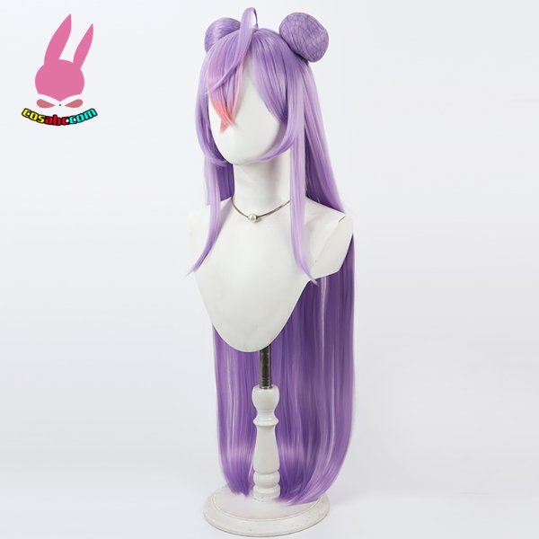 画像3: cosabc YouTuber VTuber にじさんじ 梢桃音 こずえもね  風 コスプレウィッグ かつら コスチューム イベント 変装 仮装 パーティー ハロウィン (3)