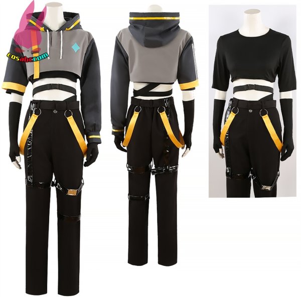 画像10: cosabc 原神 hoyofair2024 空 ソラ 旅人 風 コスプレ衣装 イベント 演出服 二次会 コスチューム パーティー ハロウィン (10)