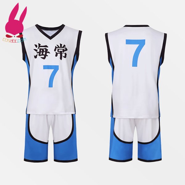 画像6: cosabc 黒子のバスケ キセキの世代 青峰大輝 あおみねだいき 帝光全員 ユニフォーム ジャージ 風 コスプレ衣装 イベント 演出服 二次会 コスチューム パーティー ハロウィン (6)