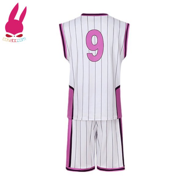 画像2: cosabc 黒子のバスケ キセキの世代 青峰大輝 あおみねだいき 帝光全員 ユニフォーム ジャージ 風 コスプレ衣装 イベント 演出服 二次会 コスチューム パーティー ハロウィン (2)