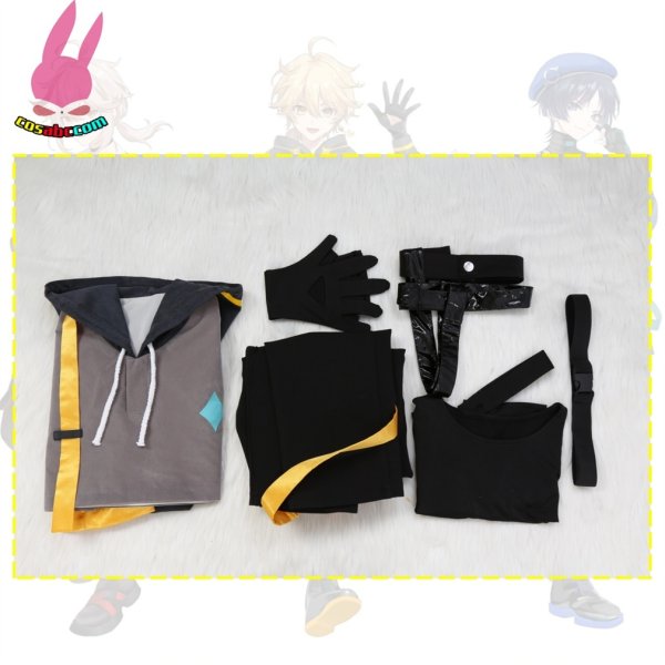 画像9: cosabc 原神 hoyofair2024 空 ソラ 旅人 風 コスプレ衣装 イベント 演出服 二次会 コスチューム パーティー ハロウィン (9)