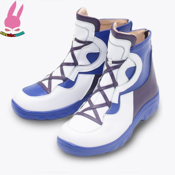 画像4: cosabc ウマ娘プリティーダービー 空中神宮 エアシャカール 風 コスプレ靴 コスチューム コスプレシューズ イベント ハロウィン (4)