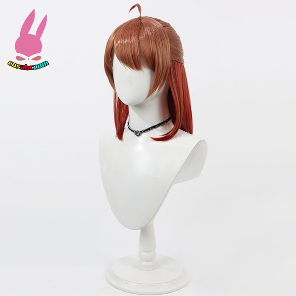 画像2: cosabc 学園アイドルマスター 花海佑芽 はなみうめ  風 コスプレウィッグ かつら コスチューム イベント 変装 仮装 パーティー ハロウィン (2)