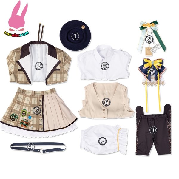 画像9: cosabc ウマ娘プリティーダービー ネオユニヴァース 風 コスプレ衣装 イベント 演出服 二次会 コスチューム パーティー ハロウィン (9)