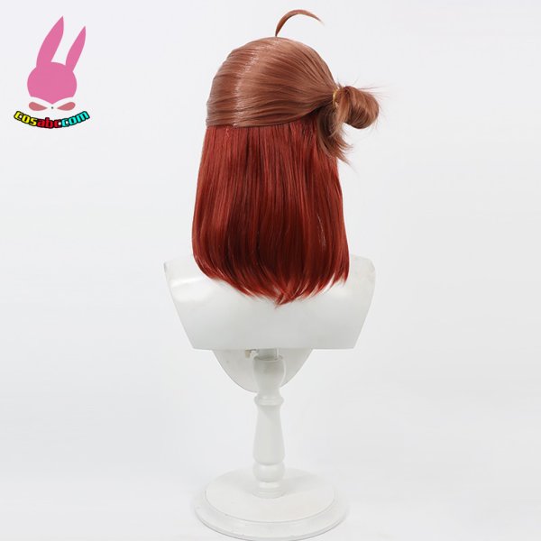画像4: cosabc 学園アイドルマスター 花海佑芽 はなみうめ  風 コスプレウィッグ かつら コスチューム イベント 変装 仮装 パーティー ハロウィン (4)