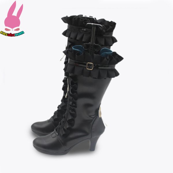 画像4: cosabc 崩壊:スターレイル ヘルタ 風 コスプレ靴 コスチューム コスプレシューズ イベント ハロウィン (4)