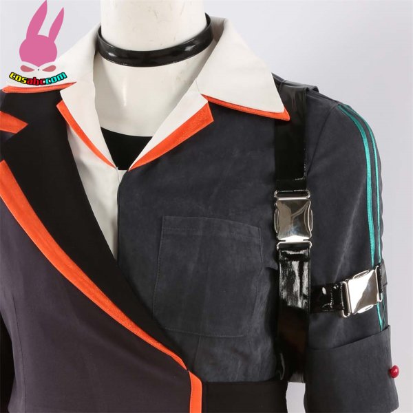 画像8: cosabc 原神 hoyofair2024 炎融音楽祭 楓原万葉 風 コスプレ衣装 イベント 演出服 二次会 コスチューム パーティー ハロウィン (8)