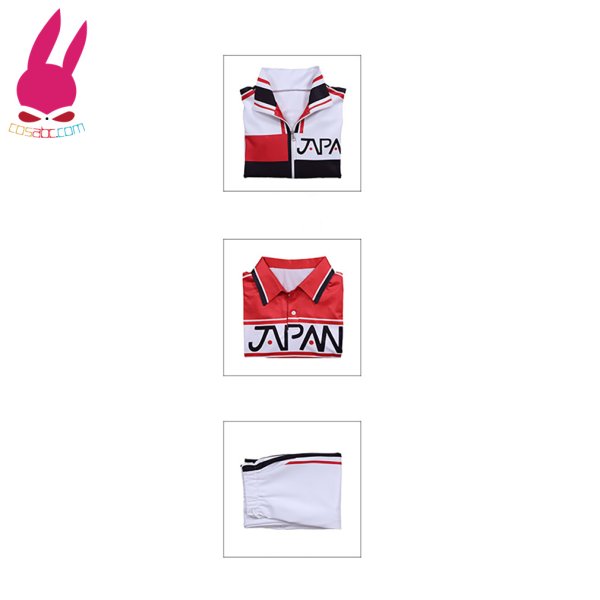 画像16: cosabc 新テニスの王子様 ユニホーム着 越前リョーマ 手塚国光 不二周助 風 コスプレ衣装 イベント 演出服 二次会 コスチューム パーティー ハロウィン (16)