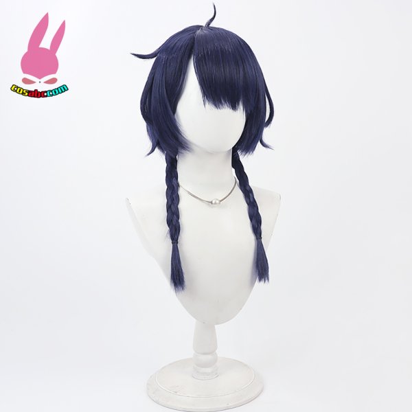 画像2: cosabc 原神 大つごもりの歓声 香菱 しゃんりん  風 コスプレウィッグ かつら コスチューム イベント 変装 仮装 パーティー ハロウィン (2)