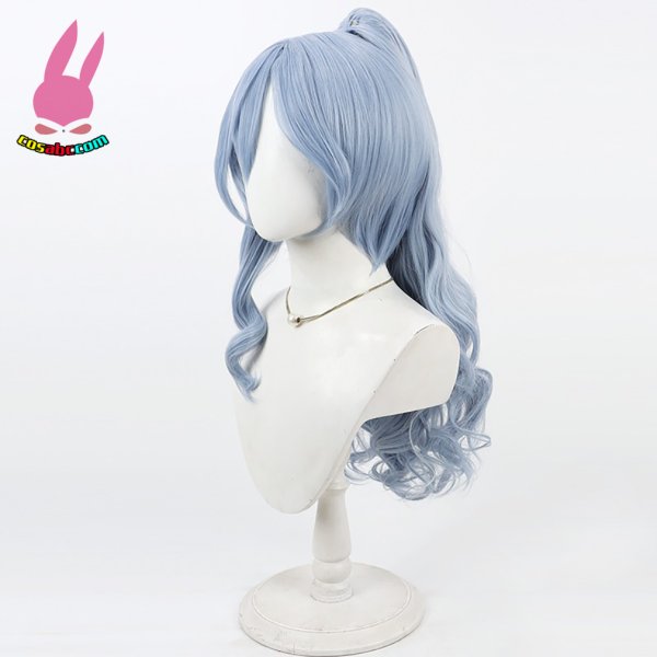 画像2: cosabc YouTube VTuber 夜乃くろむ Yano Kuromu  風 コスプレウィッグ かつら コスチューム イベント 変装 仮装 パーティー ハロウィン (2)