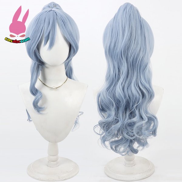 画像5: cosabc YouTube VTuber 夜乃くろむ Yano Kuromu  風 コスプレウィッグ かつら コスチューム イベント 変装 仮装 パーティー ハロウィン (5)