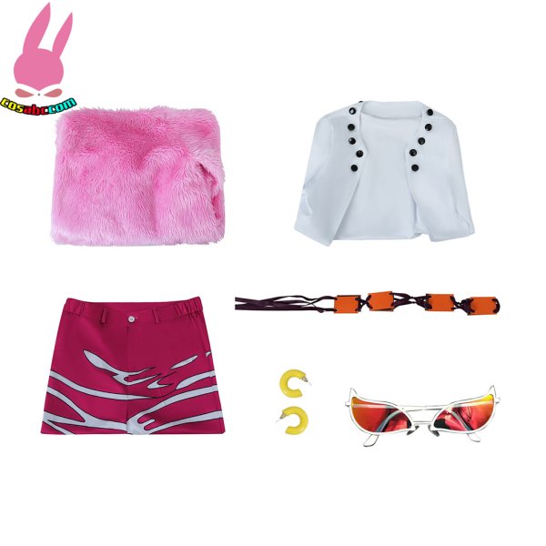 画像9: cosabc  ワンピース 海贼王 ドンキホーテ・ドフラミンゴ  風 コスプレ衣装 イベント 演出服 二次会 コスチューム パーティー ハロウィン (9)