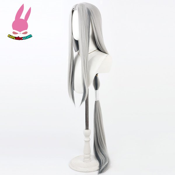 画像2: cosabc 刀剣乱舞 姫鶴一文字 ひめつるいちもんじ  風 コスプレウィッグ かつら コスチューム イベント 変装 仮装 パーティー ハロウィン (2)