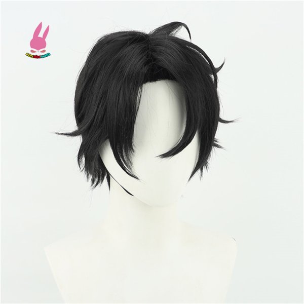 画像2: cosabc よふかしのうた 夜守コウ 風 コスプレウィッグ かつら コスチューム イベント 変装 仮装 パーティー ハロウィン (2)