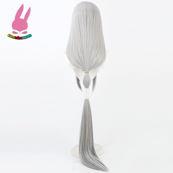 画像4: cosabc 刀剣乱舞 姫鶴一文字 ひめつるいちもんじ  風 コスプレウィッグ かつら コスチューム イベント 変装 仮装 パーティー ハロウィン (4)