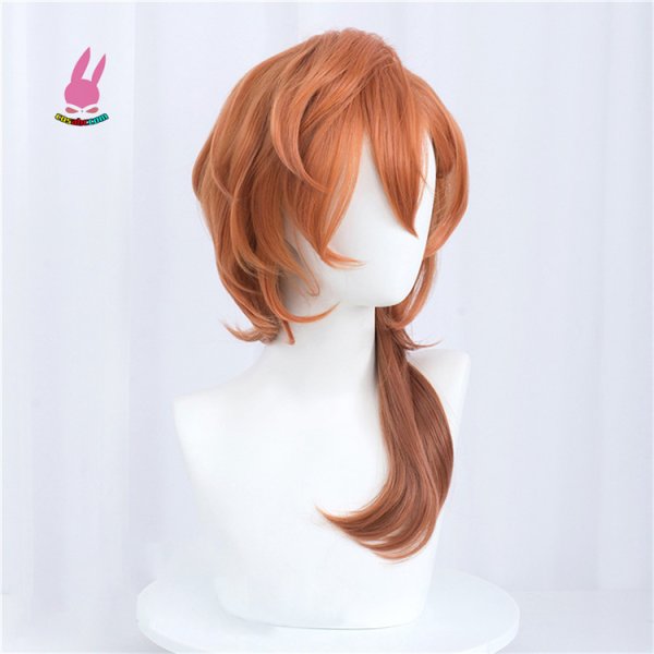 画像2: cosabc 文豪ストレイドッグス 中原中也 なかはらちゅうや 風 コスプレウィッグ かつら コスチューム イベント 変装 仮装 パーティー ハロウィン (2)