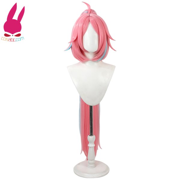 画像2: cosabc崩壊スターレイル 乱破 らんは 風 コスプレウィッグ かつら コスチューム イベント 変装 仮装 パーティー ハロウィン (2)