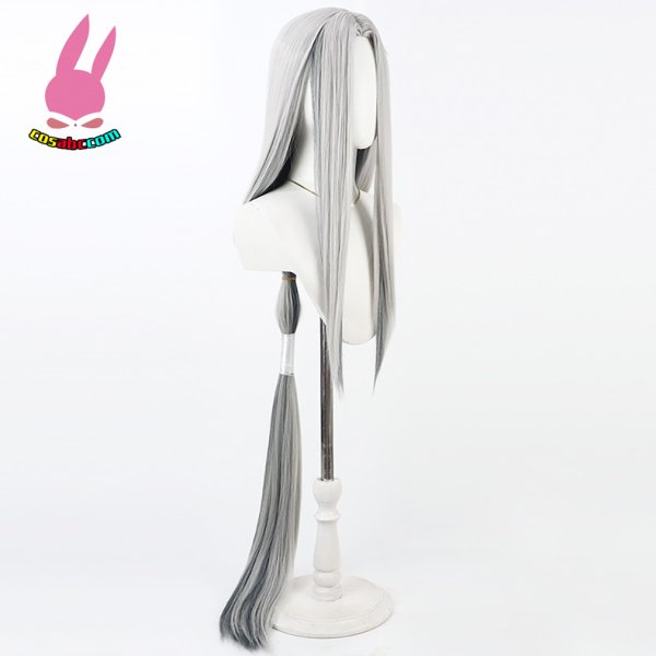 画像3: cosabc 刀剣乱舞 姫鶴一文字 ひめつるいちもんじ  風 コスプレウィッグ かつら コスチューム イベント 変装 仮装 パーティー ハロウィン (3)