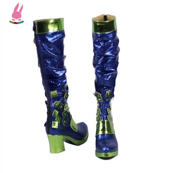 画像3: cosabc ジョジョの奇妙な冒険風 ストーンオーシャン 空条徐倫 くうじょうじょりん 風 コスプレ靴 コスチューム コスプレシューズ イベント ハロウィン (3)