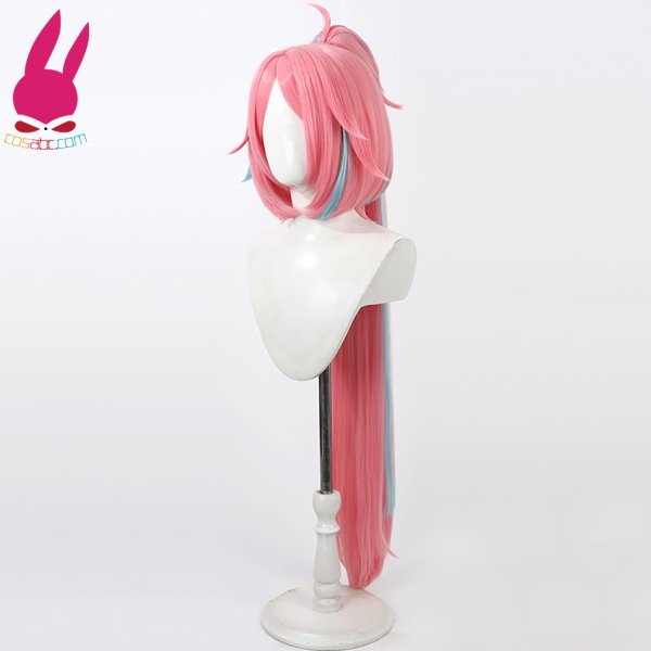 画像4: cosabc崩壊スターレイル 乱破 らんは 風 コスプレウィッグ かつら コスチューム イベント 変装 仮装 パーティー ハロウィン (4)