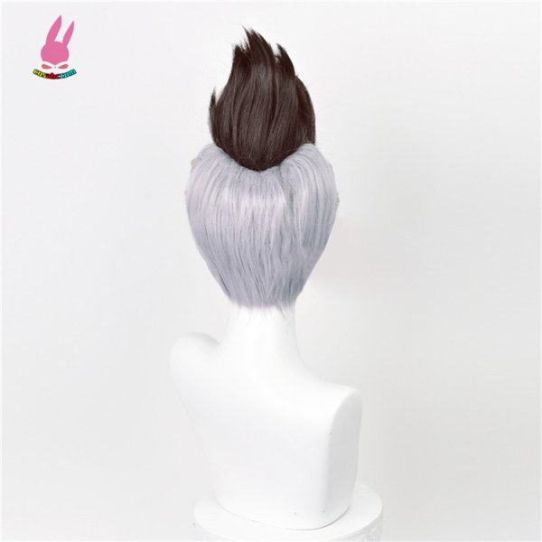 画像4: cosabc サイバーパンク エッジランナーズ  デイビッド・マルティネス  風 コスプレウィッグ かつら コスチューム イベント 変装 仮装 パーティー ハロウィン (4)