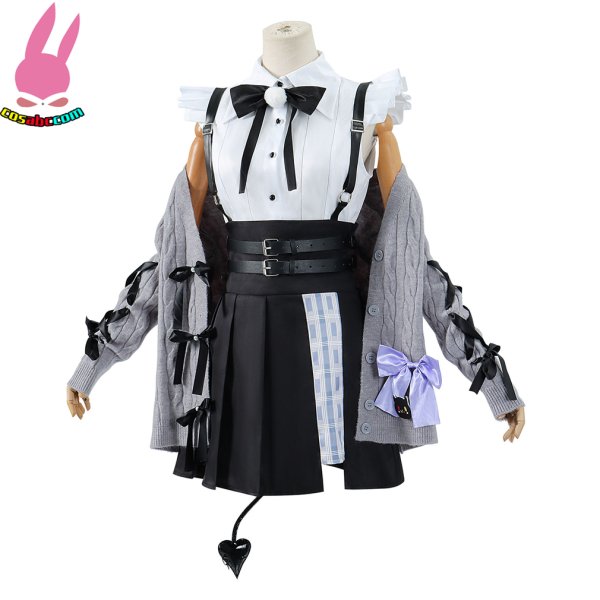 画像3: cosabc vtuber ホロライブ 常闇トワ 風 コスプレ衣装 イベント 演出服 二次会 コスチューム パーティー ハロウィン (3)