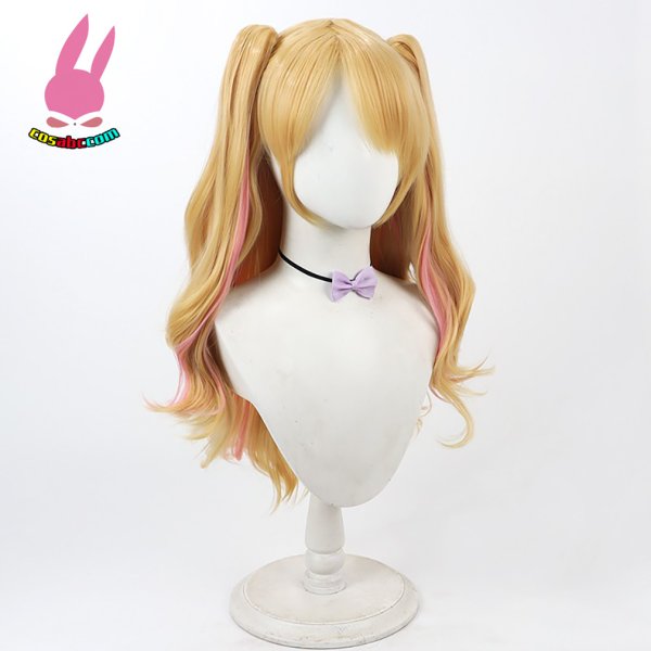 画像2: cosabc アイカツ 夏樹みくる  風 コスプレウィッグ かつら コスチューム イベント 変装 仮装 パーティー ハロウィン (2)