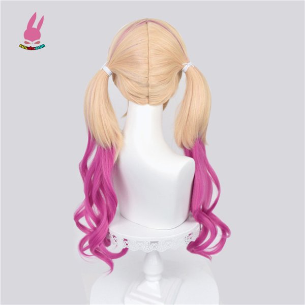 画像4: cosabc その着せ替え人形は恋をする 喜多川海夢 きたがわまりん 風 コスプレウィッグ かつら コスチューム イベント 変装 仮装 パーティー ハロウィン (4)