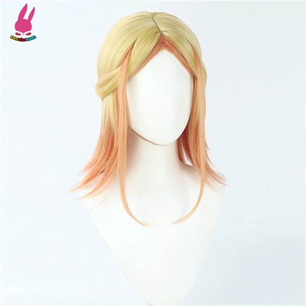 画像2: cosabc 異世界おじさん エルフ 風 コスプレウィッグ かつら コスチューム イベント 変装 仮装 パーティー ハロウィン (2)