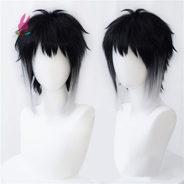 画像3: cosabc 文豪ストレイドッグ 芥川竜之介 あくたがわりゅうのすけ 風 コスプレウィッグ かつら コスチューム イベント 変装 仮装 パーティー ハロウィン (3)