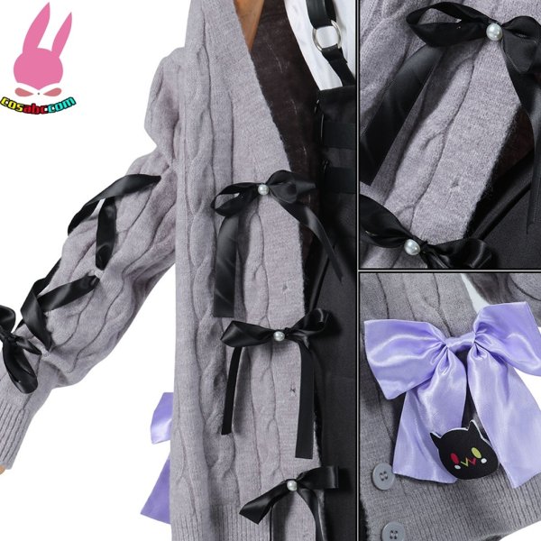 画像12: cosabc vtuber ホロライブ 常闇トワ 風 コスプレ衣装 イベント 演出服 二次会 コスチューム パーティー ハロウィン (12)