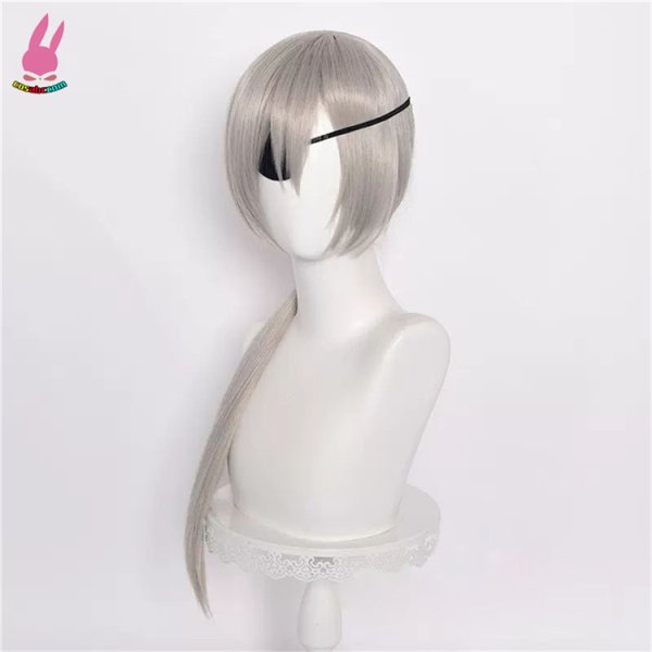 画像2: cosabc チェンソーマン クァンシ 風 コスプレウィッグ かつら コスチューム イベント 変装 仮装 パーティー ハロウィン (2)