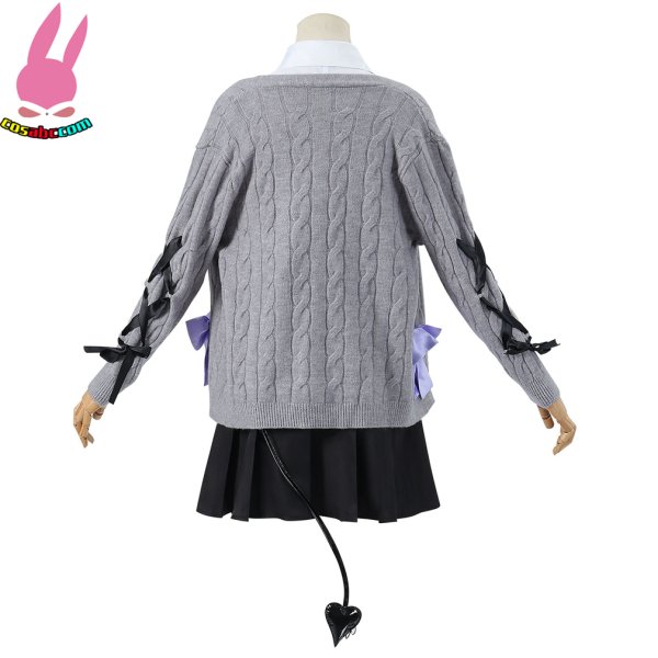 画像4: cosabc vtuber ホロライブ 常闇トワ 風 コスプレ衣装 イベント 演出服 二次会 コスチューム パーティー ハロウィン (4)