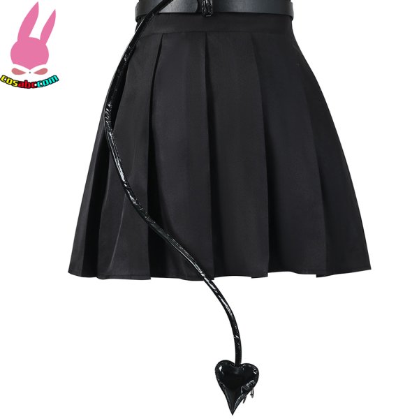 画像13: cosabc vtuber ホロライブ 常闇トワ 風 コスプレ衣装 イベント 演出服 二次会 コスチューム パーティー ハロウィン (13)