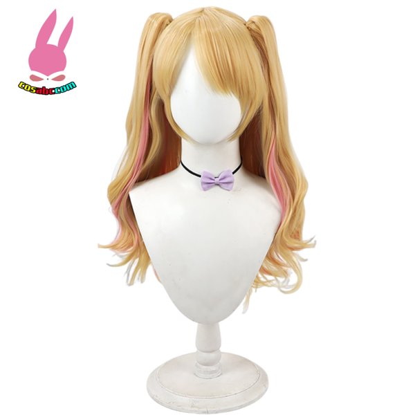 画像1: cosabc アイカツ 夏樹みくる  風 コスプレウィッグ かつら コスチューム イベント 変装 仮装 パーティー ハロウィン (1)