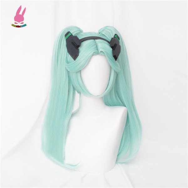 画像2: cosabc サイバーパンク エッジランナーズ レベッカ  風 コスプレウィッグ かつら コスチューム イベント 変装 仮装 パーティー ハロウィン (2)