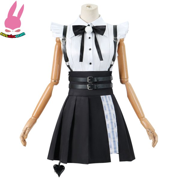 画像5: cosabc vtuber ホロライブ 常闇トワ 風 コスプレ衣装 イベント 演出服 二次会 コスチューム パーティー ハロウィン (5)