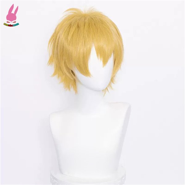 画像2: cosabc チェンソーマン デンジ 風 コスプレウィッグ かつら コスチューム イベント 変装 仮装 パーティー ハロウィン (2)