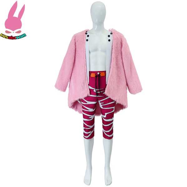 画像2: cosabc  ワンピース 海贼王 ドンキホーテ・ドフラミンゴ  風 コスプレ衣装 イベント 演出服 二次会 コスチューム パーティー ハロウィン (2)