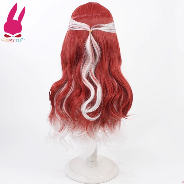 画像5: cosabc にじさんじ VTuber 早乙女ベリー Saotome Berry  風 コスプレウィッグ かつら コスチューム イベント 変装 仮装 パーティー ハロウィン (5)