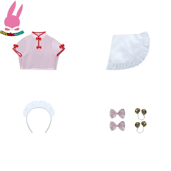 画像8: cosabc らんま1/2 珊璞 風 コスプレ衣装 イベント 演出服 二次会 コスチューム パーティー ハロウィン (8)