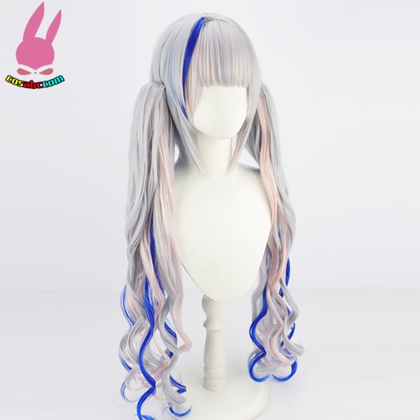 画像15: cosabc VTuber ホロライブ 天音かなた 風 コスプレウィッグ かつら コスチューム イベント 変装 仮装 パーティー ハロウィン (15)