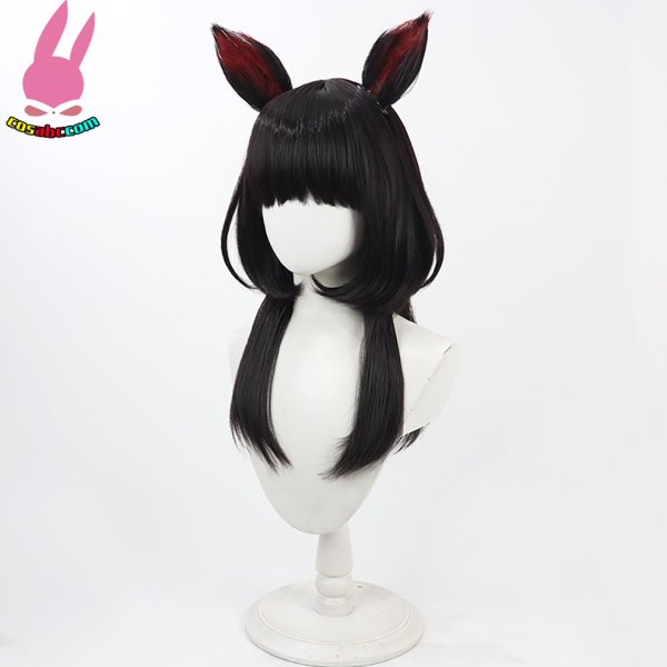 画像4: cosabc YouTuber ホロライブ 戌亥床 いぬいとこ  風 コスプレウィッグ かつら 尻尾 コスチューム イベント 変装 仮装 パーティー ハロウィン (4)