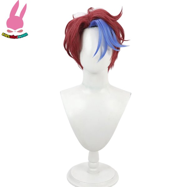 画像2: cosabc あんさんぶるスターズ! nice哥 風 コスプレウィッグ かつら コスチューム イベント 変装 仮装 パーティー ハロウィン (2)